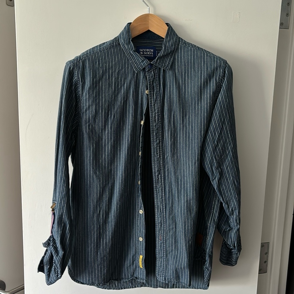 LIKE NEW Scotch & Soda AMSTERDAM Regular Fit Cotton Shirt